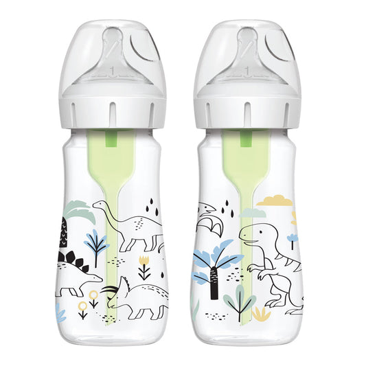 Dr Brown's Options+ Bottle Design Dinosaurs 270ml 2Pk Baby Products Wholesaler