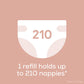 Angelcare Octagonal XL Refill 3Pk Baby Products Wholesaler
