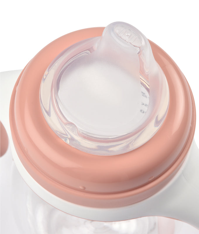 Béaba 2 In1 Learning Bottle Pink 210ml Baby Products Wholesaler