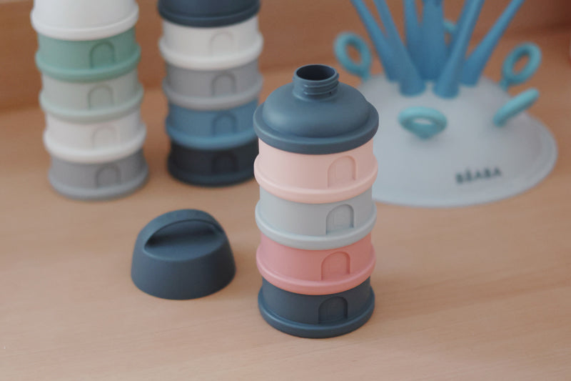 Béaba Snack Storage Stacked Formula Milk Container Pink Baby Products Wholesaler