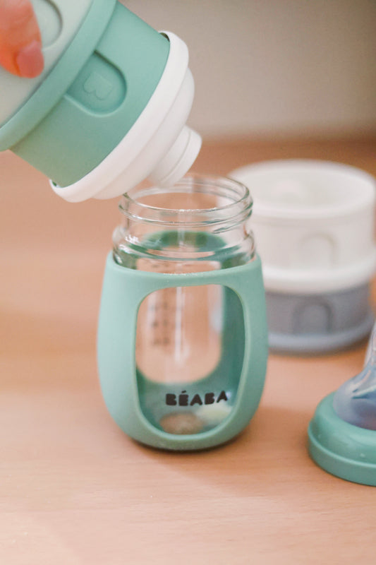Béaba Snack Storage Stacked Formula Milk Container Grey Baby Products Wholesaler