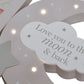 Bambino Light Up Moon Mantel Plaque Frame Baby Products