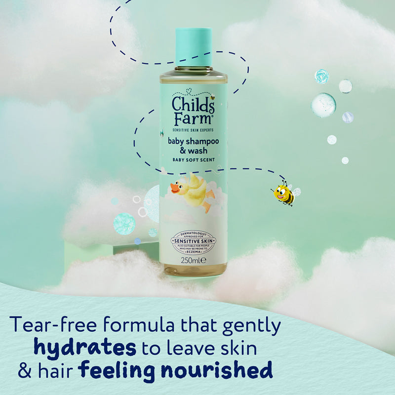 Child's Farm Baby Shampoo & Body Wash 250ml Baby Products Wholesaler
