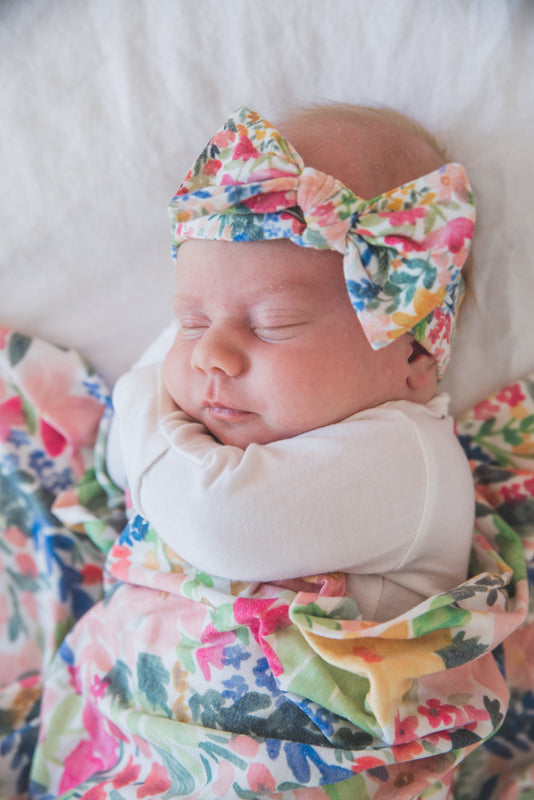 Copper Pearl Knit Headband Lark Baby Products Wholesaler