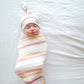 Copper Pearl Knitted Swaddle Blanket Enchanted Baby Products Wholesaler