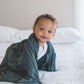 Copper Pearl Knitted Swaddle Blanket Hunter Baby Products Wholesaler