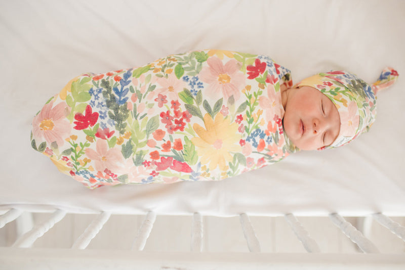 Copper Pearl Knitted Swaddle Blanket Lark Baby Products Wholesaler