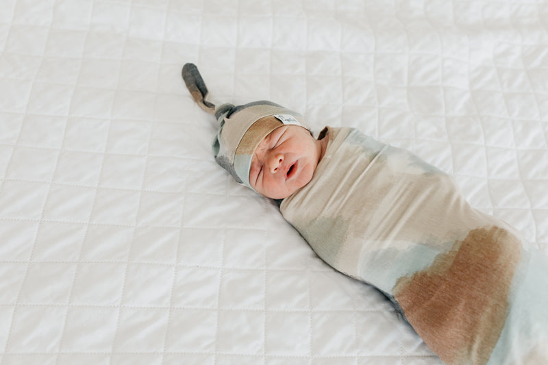 Copper Pearl Knitted Swaddle Blanket Picasso Baby Products Wholesaler