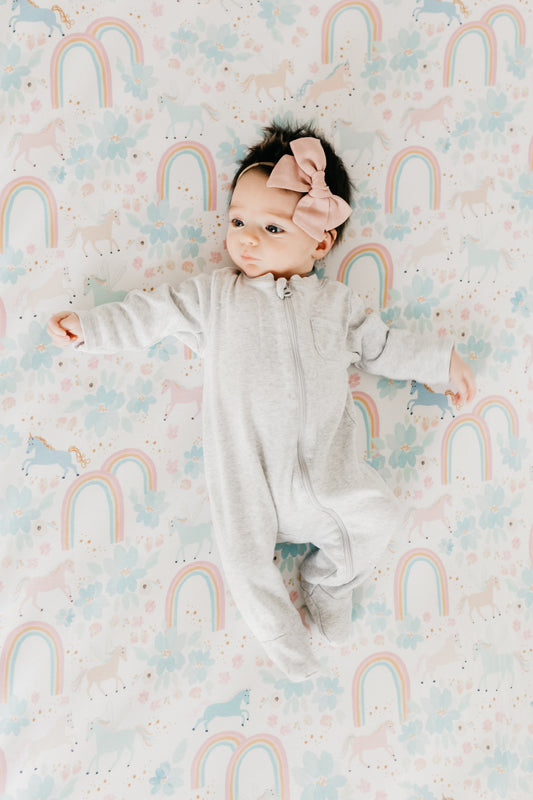 Copper Pearl Premium Elasticised Cot Sheet Whimsy Baby Products Wholesaler