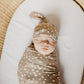 Copper Pearl Top Knot Hat Fawn 0-4m Baby Products Wholesaler