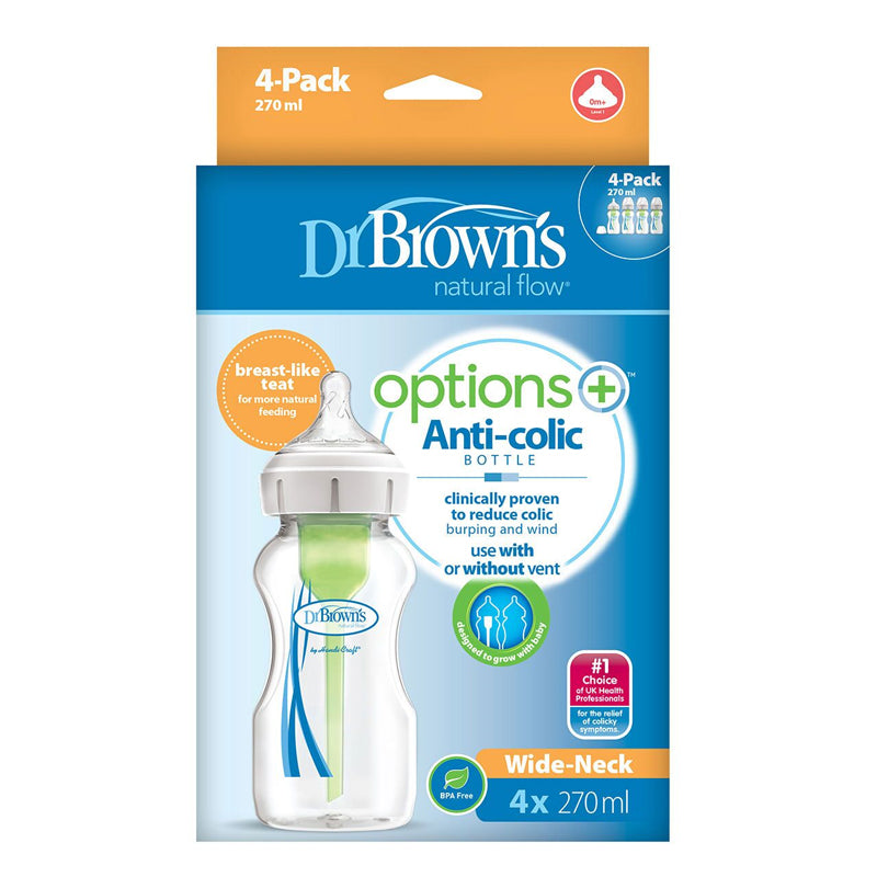 Dr Brown's Options+ Bottle 270ml 4Pk Baby Products Wholesaler