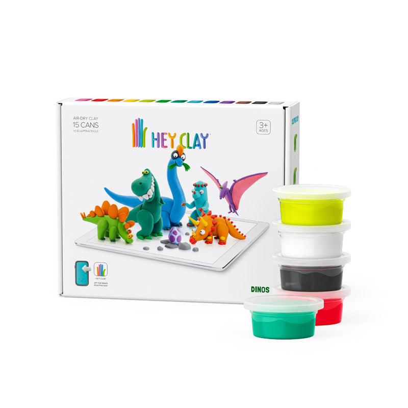 Hey Clay Dinos Large 15 Can Set Baby Products Wholesaler