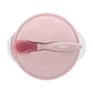 Kikka Boo Suction Bowl With Heat Sensing Spoon Pink Baby Products Wholesaler