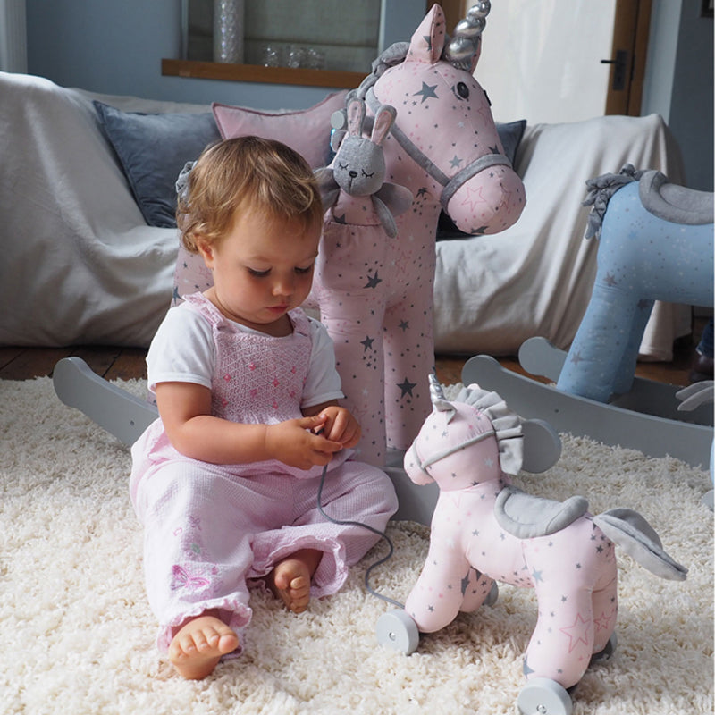 Little Bird Told Me Celeste Unicorn Pull Along Baby Products Wholesaler