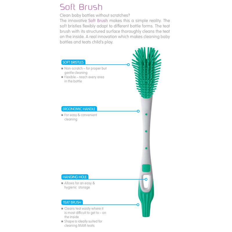 MAM Soft Bottle & Teat Brush Baby Products Wholesaler