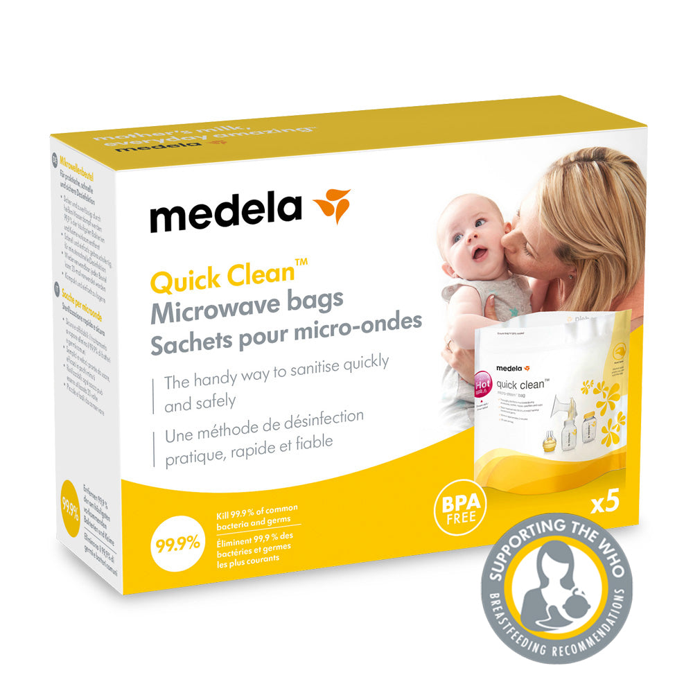 Medela Quick Clean Micro-Steam Bags 5Pk Baby Products Wholesaler