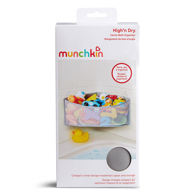 Munchkin High N Dry Corner Bath Organizer Baby Products Wholesaler
