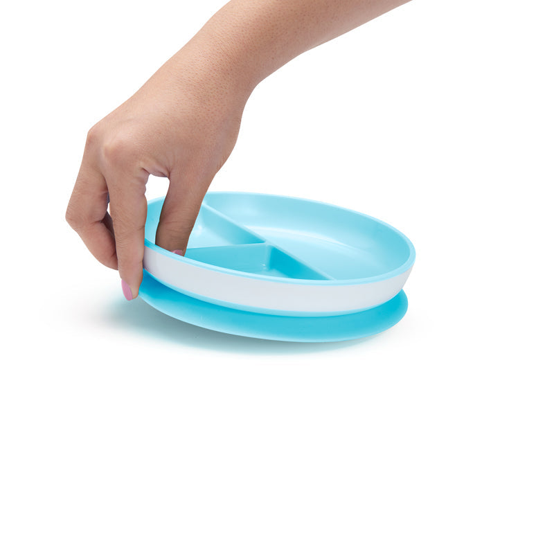 Munchkin Suction Plate Blue 2Pk Baby Products Wholesaler