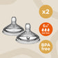 Tommee Tippee Closer to Nature Teat Fast Flow 2Pk Baby Products Wholesaler