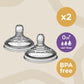 Tommee Tippee Closer to Nature Variflow Teat 2Pk Baby Products Wholesaler