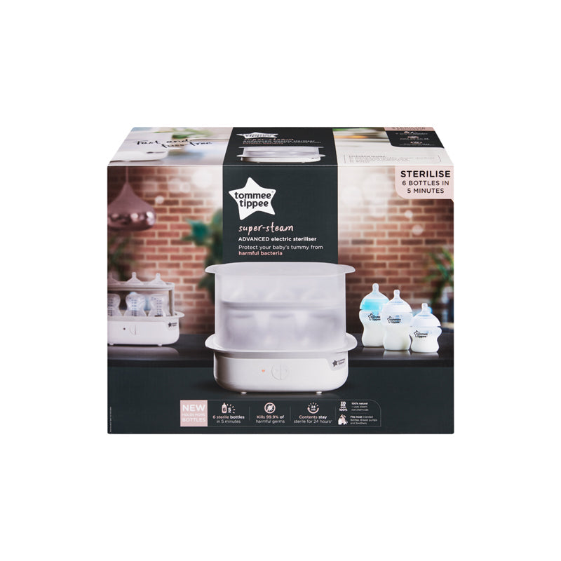 Tommee Tippee Super Steam Steriliser White Baby Products Wholesaler