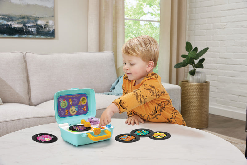 Baby Musical Record Player Toy Interactive Turntable Songs Lights Learning Fun Baby Products Wholesaler