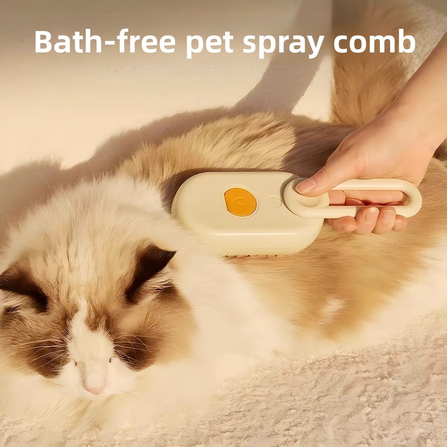 Pet Spray Comb Rechargeable Grooming Brush Steam Massage Dog Cat Fur Cleaner dealforanyoccasion