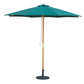 Bali Hunter Green Wooden Parasol 2.85m MINT Outdoor