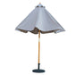 Bali Grey Wooden Parasol 2.85m MINT Outdoor