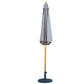 Bali Grey Wooden Parasol 2.85m MINT Outdoor