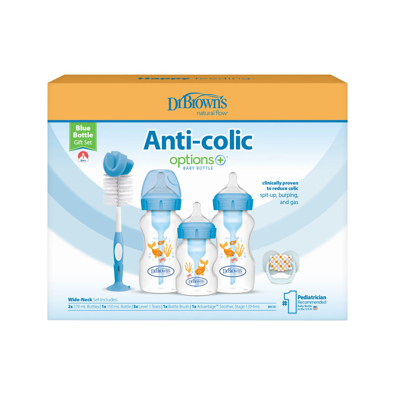 Dr Brown's Options+ Gift Set Blue Baby Products Wholesaler