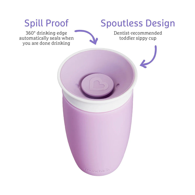 Munchkin Miracle Sippy Cup 10Oz - Purple Baby Products Wholesaler