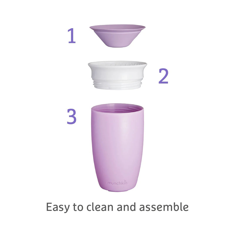 Munchkin Miracle Sippy Cup 10Oz - Purple Baby Products Wholesaler