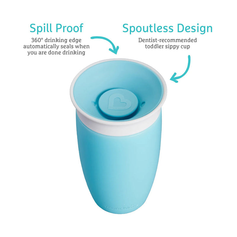 Munchkin Miracle Sippy Cup 10Oz - Blue Baby Products Wholesaler