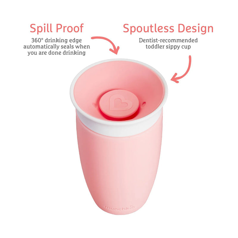 Munchkin Miracle Sippy Cup 10Oz - Pink Baby Products Wholesaler