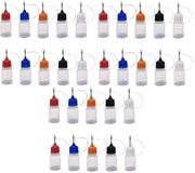Needle Bottle Dropper TIP Squeeze Bottle Liquid 30Pack 5ml Multi Color Unbranded