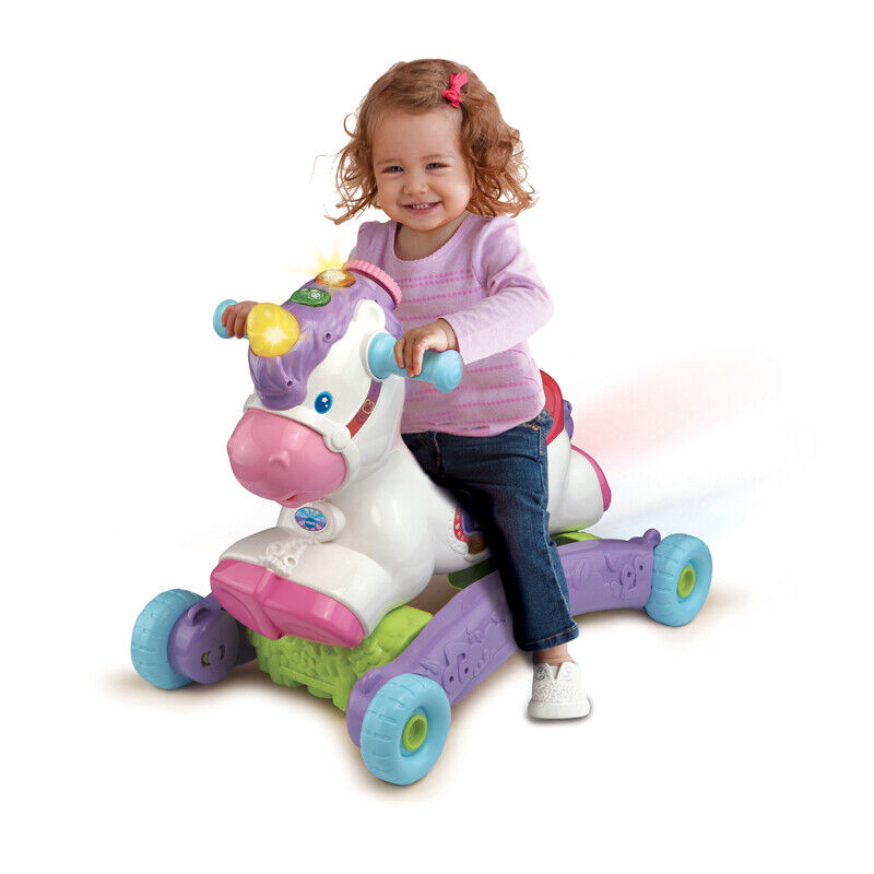 Vtech Rock & Ride Unicorn First Steps Walking Interactive Baby Musical Toy