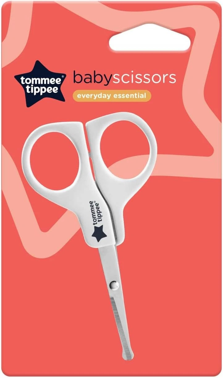 Tommee Tippee Baby Nail Scissors Safe Rounded Easy Hold Newborn