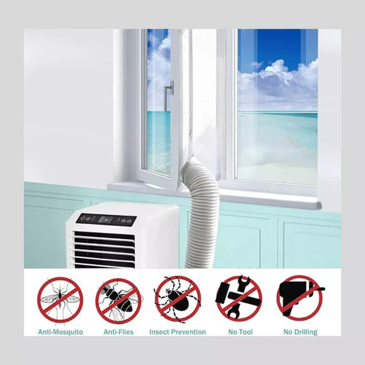AC Window Seal Anti-Mosquito Window Seal Mobile Air Conditioner Unit 300cm/118''