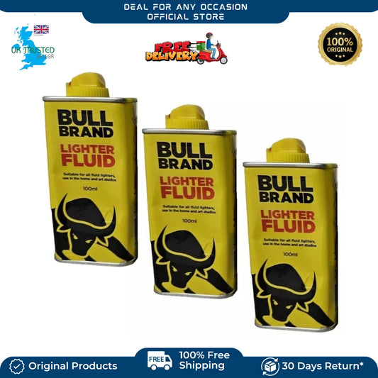 Bullbrand Lighter Fluid Refill 100ml Bull Brand Smoking Petrol
