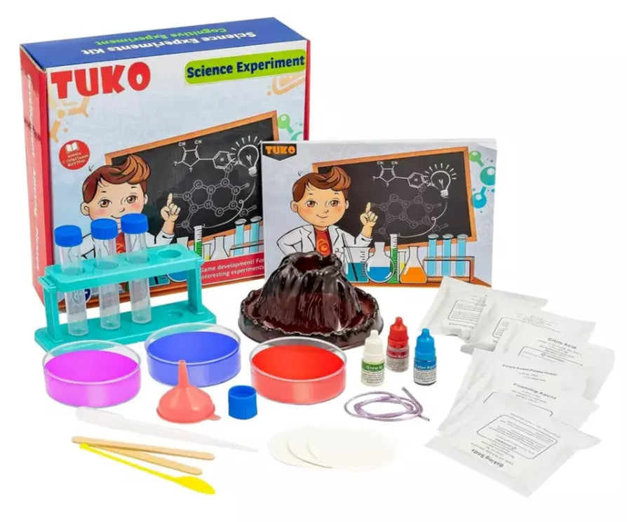 Science Experiment Kit Kids Educational Toy Playset 20+ Experiments Ages 8+