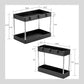 Bathroom Organizer 2 Pack Bathroom Tray for Counter Kitchen Storage Cabinet