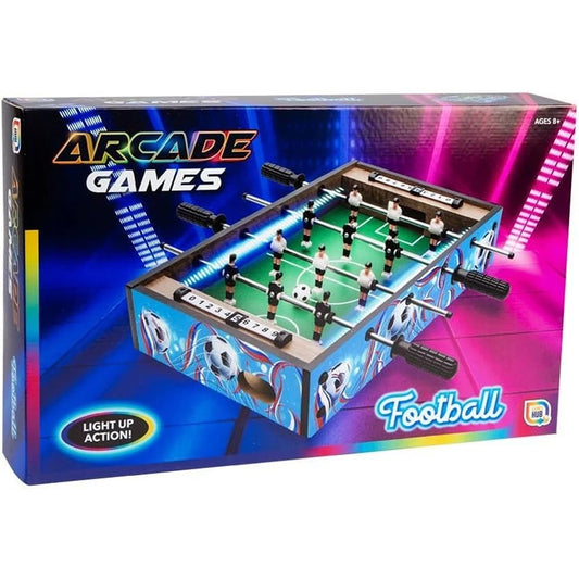 Arcade Games LED Tabletop Football Game Mini Soccer Table with Lights Kids Toy