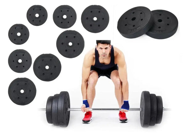 Weight Plates Set 5KG 10KG 20KG Barbell Dumbbell Lifting Training Gym 1'' Deal For Any Occasion
