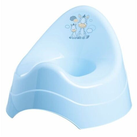 Baby Kids Toddler Plastic Potty Toilet Seat Trainer Training Seat Blue Zebra