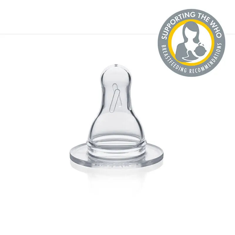 Medela Slow Flow Silicone Bottle Teats 2Pk BPA-Free Spare Teats Made Deal For Any Occasion
