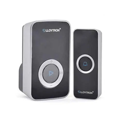 LLOYTRON MIP Doorbell Kit 32 Melody Plug-in Chime Receiver Bell Black Deal For Any Occasion