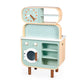 Janod Double Sided Cooker Reverso Children's Wood Kitchen Light Sound Toy