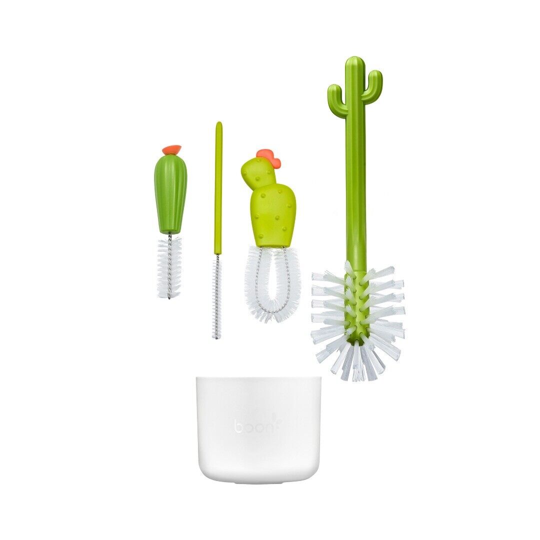 Boon Cacti Baby Milk Bottle Teat Cleaning Brush Set