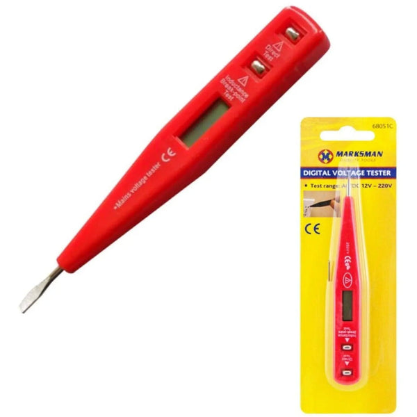 Voltage Digital Tester Screwdriver Electricians Test Marksman 12-220V Red Deal For Any Occasion